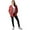 Light Red, variant on Women's Casual Hooded Satin Lined Anorak Jacket