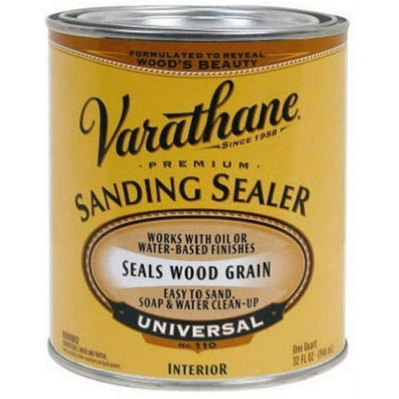 Rust-Oleum Sanding Sealer - Easy Clean, Water Based, Clear - 1 Quart