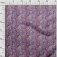 thumbnail image 3 of oneOoneSilkTabbyPurpleFabricAnimalSewingFabricByTheYardPrintedDiyClothingSewingSupplies42InchWide, 3 of 4