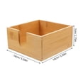 thumbnail image 2 of Minkissy 1Pc Box for Big Napkins Bamboo Square Paper Storage for Kitchen Use, 2 of 8