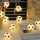 thumbnail image 2 of Guirnaldas de luces LED de 1,5 m, plástico, blancas, guirnaldas de luces con 10 balones de fútbol LED blancos para interiores TUNC Sencillez, 2 of 5