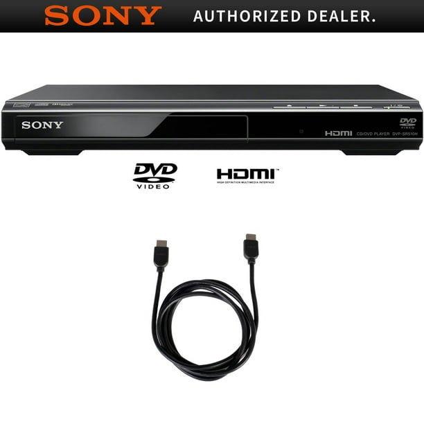 Sony Dvpsr510h Dvd Player With Deco Gear 6ft High Speed Hdmi Cable Walmart Com Walmart Com