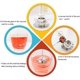 thumbnail image 5 of Infusor de té de hojas sueltas, 4 coladores de té de acero inoxidable con cadena y bandejas de goteo, juego de filtros de té pequeño para taza (tetera), 5 of 5