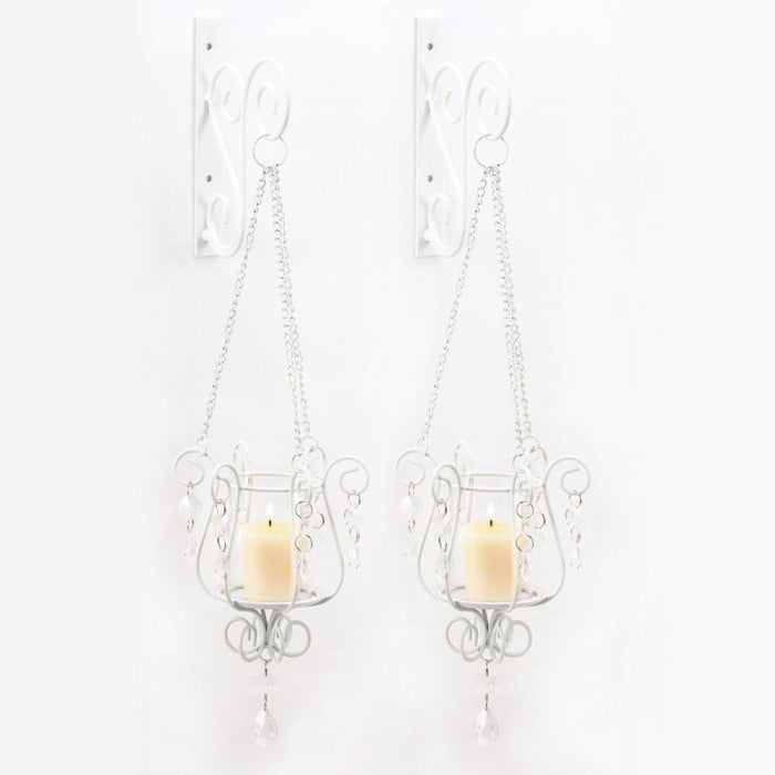 BEDAZZLING PENDANT SCONCE DUO