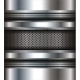 thumbnail image 3 of Duvet Cover Sets, Realistic Vivid Looking Steel Plates Image Heavy Industry, 3 of 3