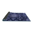 thumbnail image 2 of Ahgly Company Indoor Rectangle Medallion Blue Traditional Area Rugs, 2' x 5', 2 of 4