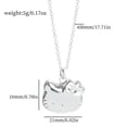 thumbnail image 3 of Collar con colgante de gato de Hello Kitty Sanrio Kawaii para mujer, niña, regalo de estudiante, se puede abrir, 3 of 4