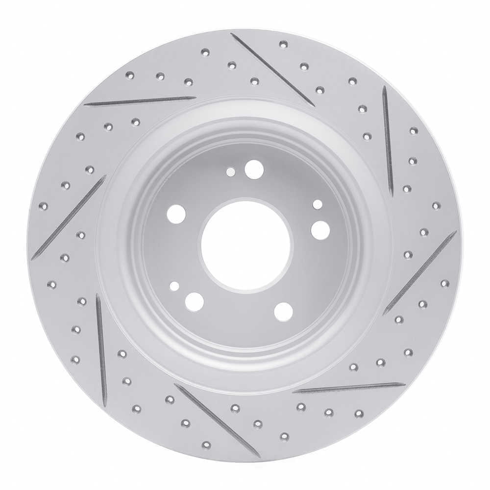 Dynamic Friction Company 830-58030L DFC Geoperformance Rotor - Drilled and Slotted
