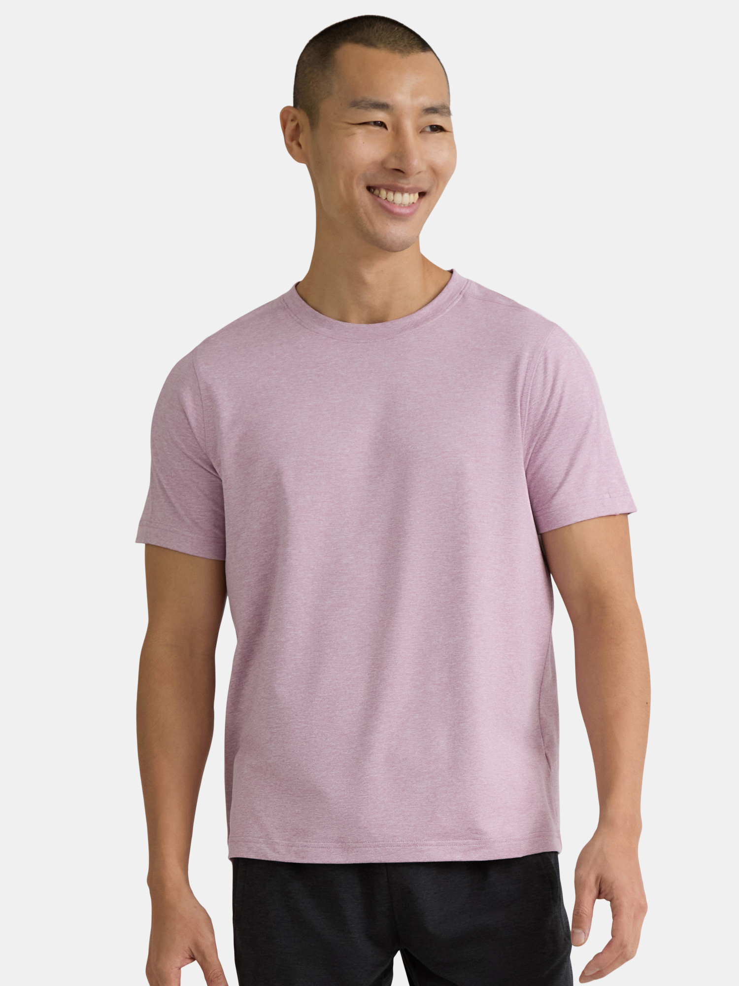 Athletic Works Men's and Big & Tall Men's Soft ButterCore Tee with Short Sleeves, Sizes S-5XL