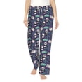 thumbnail image 2 of Goofa Bamboo Panda Printed Soft Pajama Pants for Women, Wide Leg Comfy Casual Lounge Yoga Pants-Medium, 2 of 9