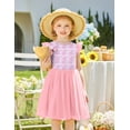 thumbnail image 3 of Arshiner Toddler Tutu Dress Little Girls Summer Tulle Backless Party Birthday Cotton Dresses, 3 of 6