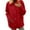 Red, variant on Yigetop Women's Coats, Women's Winter Faux Coats Long Sleeve Lapel Button Down Pockets Fleece Jacket Casual Trendy Outerwear Fall Coats Khaki L