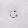 horseshoe ring lip ring lip nail titanium steel puncture Shambhala