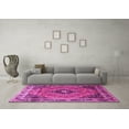 thumbnail image 3 of Ahgly Company Indoor Rectangle Medallion Pink Traditional Area Rugs, 6' x 9', 3 of 4