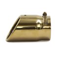 thumbnail image 2 of Unique Bargains 150mm Long 78mm Inlet Oval Outlet Rear Exhaust Pipe Muffler Tip Gold Tone for Audi A6L, 2 of 3