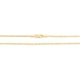 thumbnail image 5 of Floreo 14K Yellow Gold 1.5mm Solid Rope Diamond Cut Chain Necklace, 5 of 5