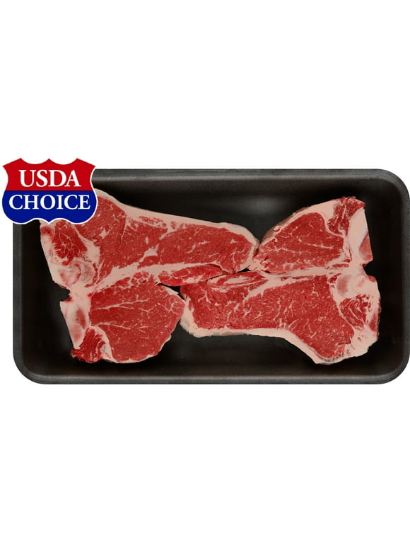 Beef Choice Angus T-Bone Steak Family Pack, 2.0 - 4.25 lb Tray
