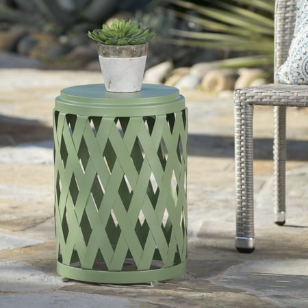 Christopher Knight Home Selen Outdoor 12-inch Lattice Side Table (Best Selling Irons Of All Time)