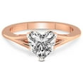 thumbnail image 3 of 3 Carat IGI Certified Heart Shape Lab Grown Diamond Engagement Ring | 14K Rose Gold | Cynthia Split Shank Lab Diamond Ring | FG-VS1-VS2 Quality Friendly Diamonds, 3 of 5
