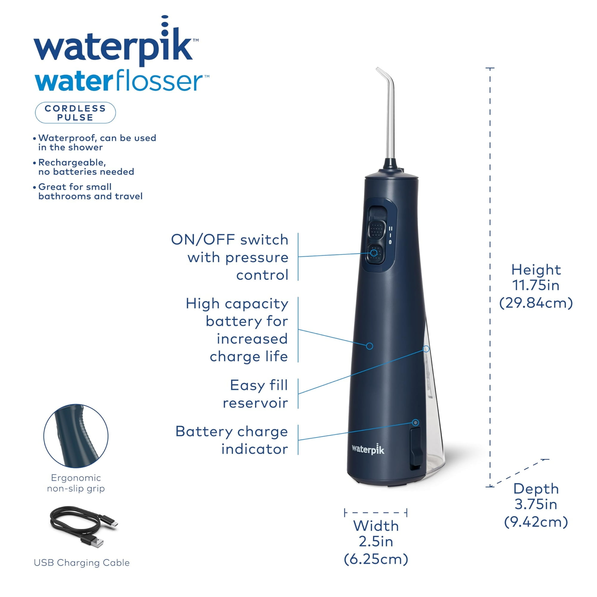 Amazon.com: Waterpik Cordless Select Water Flosser, Portable