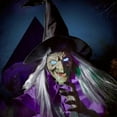 thumbnail image 2 of Halloween Animated Hovering Witch Animatronics Halloween Decorations Outdoor, 2 of 4
