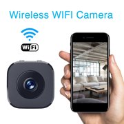 Smart Wireless Security Camera Motion Detection Wifi Surveillance Camera (Black)