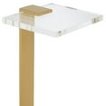 thumbnail image 3 of 55 Downing Street Hanna 10" Wide Gold and Acrylic Square Side Table, 3 of 8