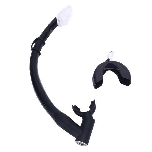 Snorkeling Enroulable, Tube de Plongée Respirant avec Valve de Vidange Unidirectionnelle Adapté pour la Plongée Natation