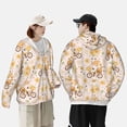 thumbnail image 5 of Picia Cute Bee Gnome1 Women's Men's UPF 50+ Sun Protection Hoodie Shirt Long Sleeve SPF Fishing Outdoor UV Hiking Lightweight Shirts-X-Large, 5 of 9
