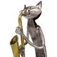 thumbnail image 4 of Escultura de metal de gato con figura de guitarra, regalos para Acción de Gracias, Navidad, manualidades y decoración del hogar, estilo 1 Sincero Electrónica, 4 of 5
