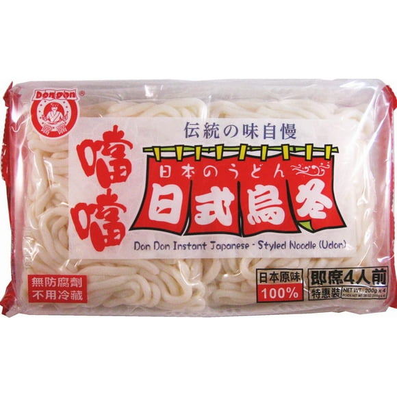 Don Don de Style Japonais Nouilles 800g, 200g x 4