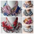 thumbnail image 3 of Women Neck Scarves Thin 2PCS Faux Pearl Soft Decorative Head Wraps Circle scarf, 3 of 10