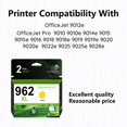 thumbnail image 2 of 962XL Yellow Ink Cartridge Replacement for HP Pro 9010 9010e 9020 9025 Printer (2 Pack), 2 of 7