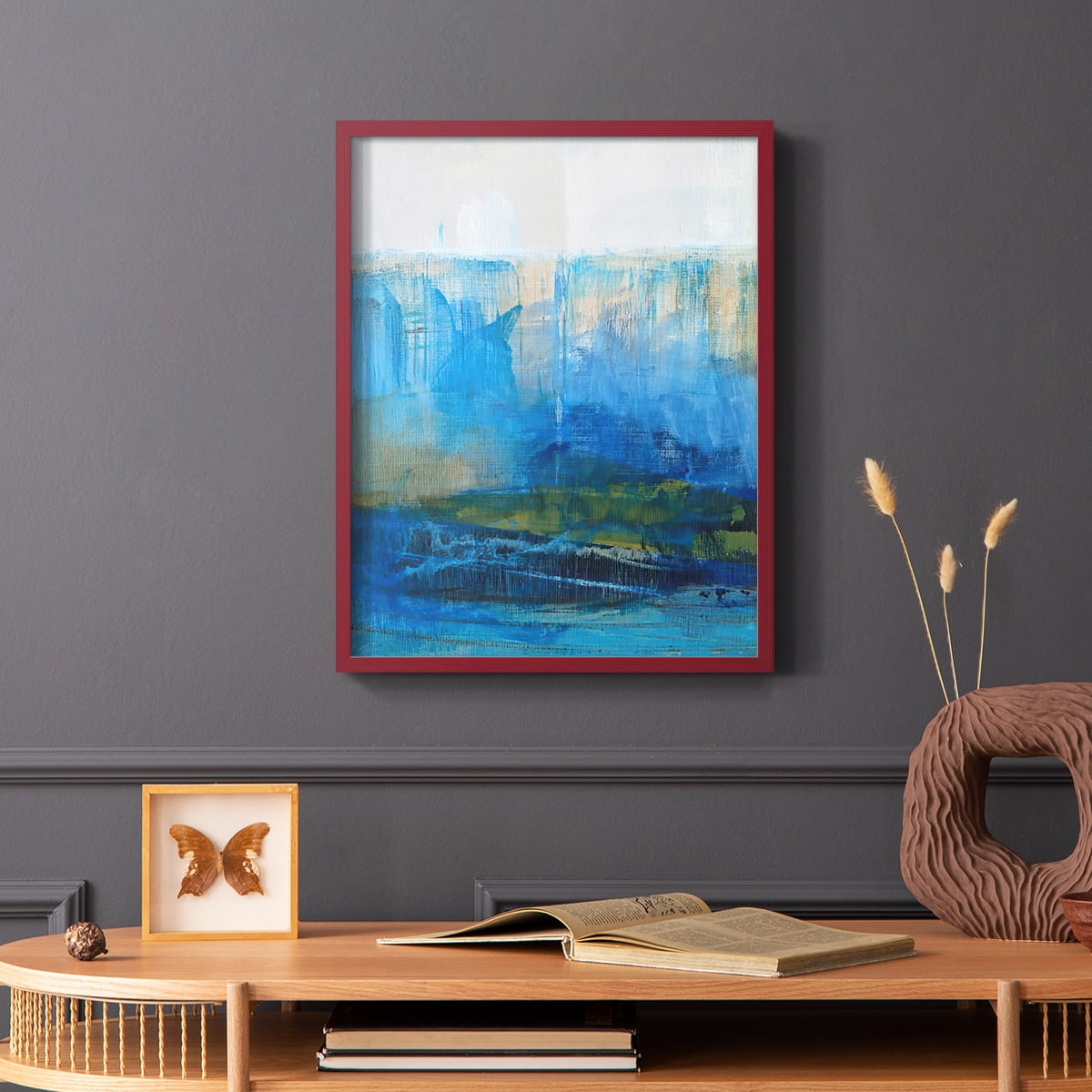 Bay Walk II in Paper Solid Wood 8 x 10 Framed Print