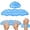 N, variant on Soft Cloud Gel Keyboard Wrist Rest Set, Cute Non-Slip Desk Accessory for Comfort Typing on Computer/Laptop (2-Pack)