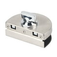 thumbnail image 3 of Single Glass Door Lock, No Drill Push Glass Door Lock Durable For Hotel For Bathroom, 3 of 8