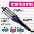 Bed Head Tourmaline + Ceramic Adjustable Multi Hair Waver, Purple