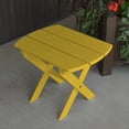 thumbnail image 4 of Solid Knotfree Yellow Pine Folding Oval End Table, 4 of 12