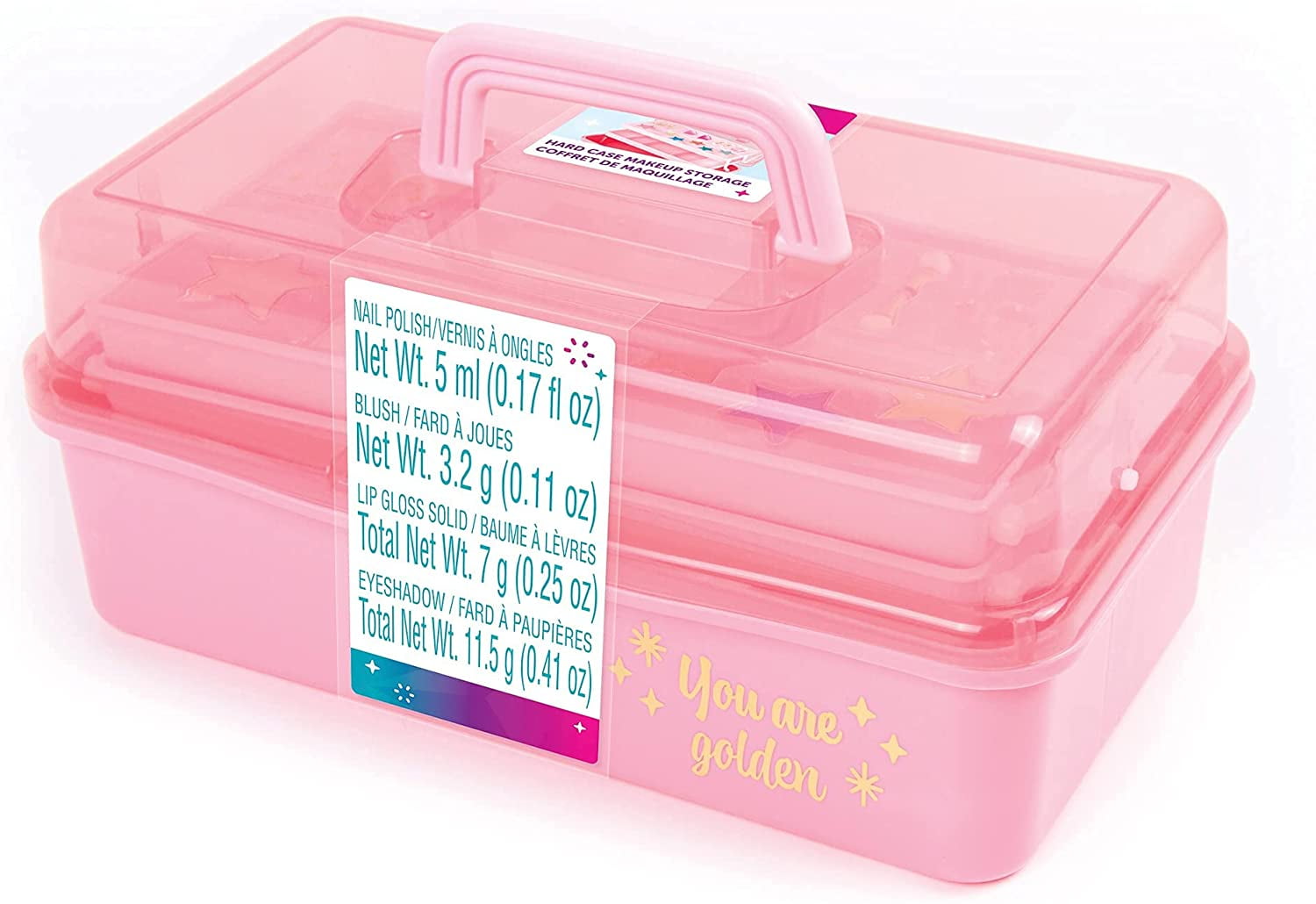 3C4G THREE CHEERS FOR GIRLS HARD CASE MAKEUP STORAGE