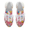 thumbnail image 5 of Pastel Rainbow Lollipop Walking Shoes for Men Woman Lightweight Tennis Fashion Elastic Sports Shoes Cushion Basketball Shoes, 5 of 7