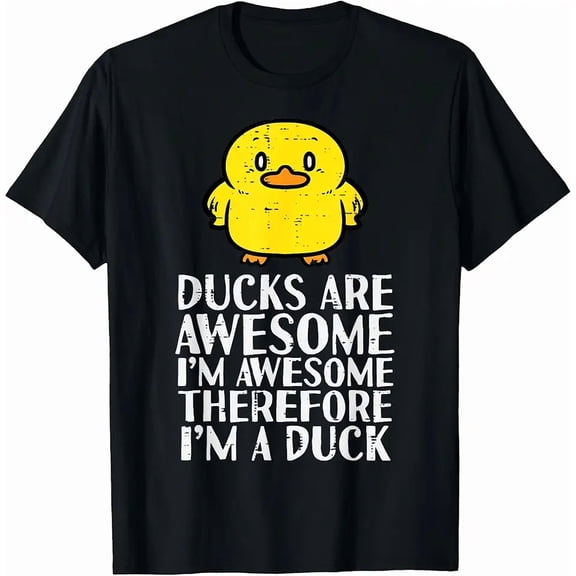 Ducks Are Awesome Therefore Funny Women Men T-Shirt