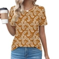 thumbnail image 2 of Tops Cortos para las Mujeres Cuello en V de Moda Casual Manga Corta Primavera Verano Top, Tops de Baile para las Mujeres, 2 of 9