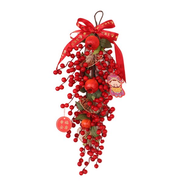 Decoración de año nuevo chino Botín de Adornos colgantes de corona oriental para regalos de año nuevo, Festival de primavera chino C Sunnimix Botín de lágrima