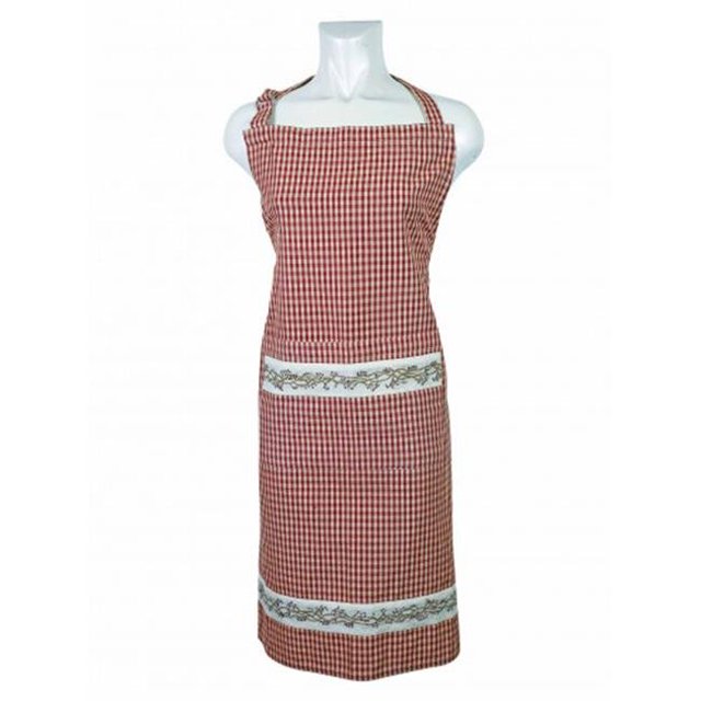 Mr. MJs Trading AG-37295 Kitchen Apron, Berryvine Burgundy