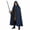 Blue, variant on COOLIK Medieval Hooded Cloak Halloween Renaissance Cape with Hood Wizard Costume Sorcerer Cosplay Renaissance Hooded Cloak Cotton Cloak Halloween Medieval Costume Cape, Green
