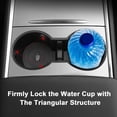 thumbnail image 3 of 1 Pc Car Water Cup Holder Accessories Water Proof Console Cup Holder Insert Double Hole Holder Black For Tesla Model 3 Model Y, 3 of 6