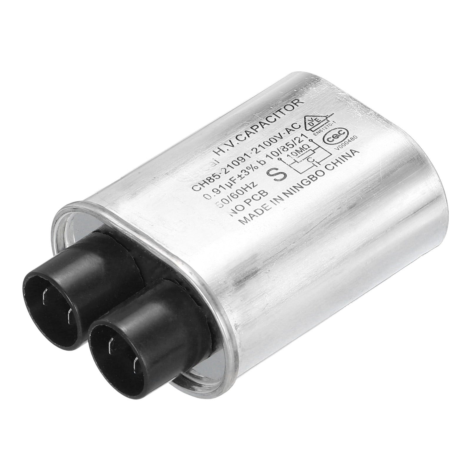 Microwave Capacitor Replacement High Voltage Oven Capacitor 2100VAC 0.91uf