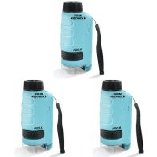 Mini microscopio bolsillo con LED laboratorio juguete científico para 60-120x (microscopio azul)