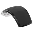 thumbnail image 2 of USHOBE Retractable Travel Mouse Wireless Optical Mouse Plastic Black 1 for General Users Back to School, 2 of 8