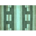 thumbnail image 1 of Ahgly Company Indoor Rectangle Abstract Light Blue Modern Area Rugs, 5' x 7', 1 of 4
